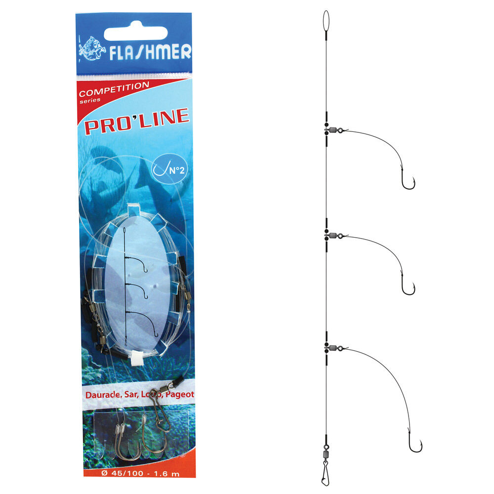 Flashmer Pro Line 3-hook leader