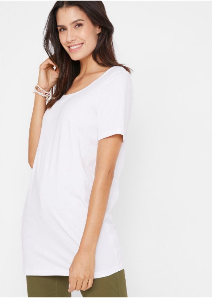 Basic Long-T-Shirt 2er-Pack, Kurzarm