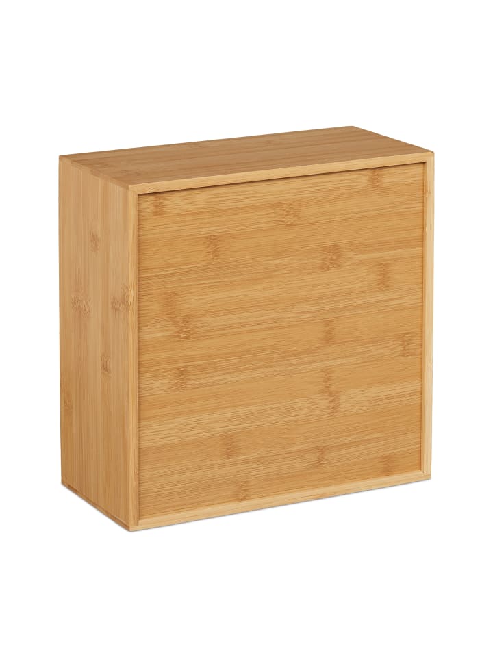 relaxdays Medizinschrank in Natur - (B)28 x (H)28 x (T)16 cm günstig kaufen onesize