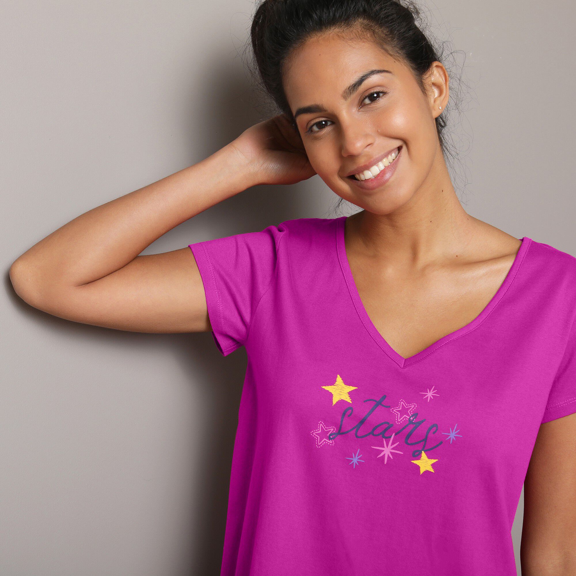 T-shirt de pyjama manches courtes imprimé Estrella