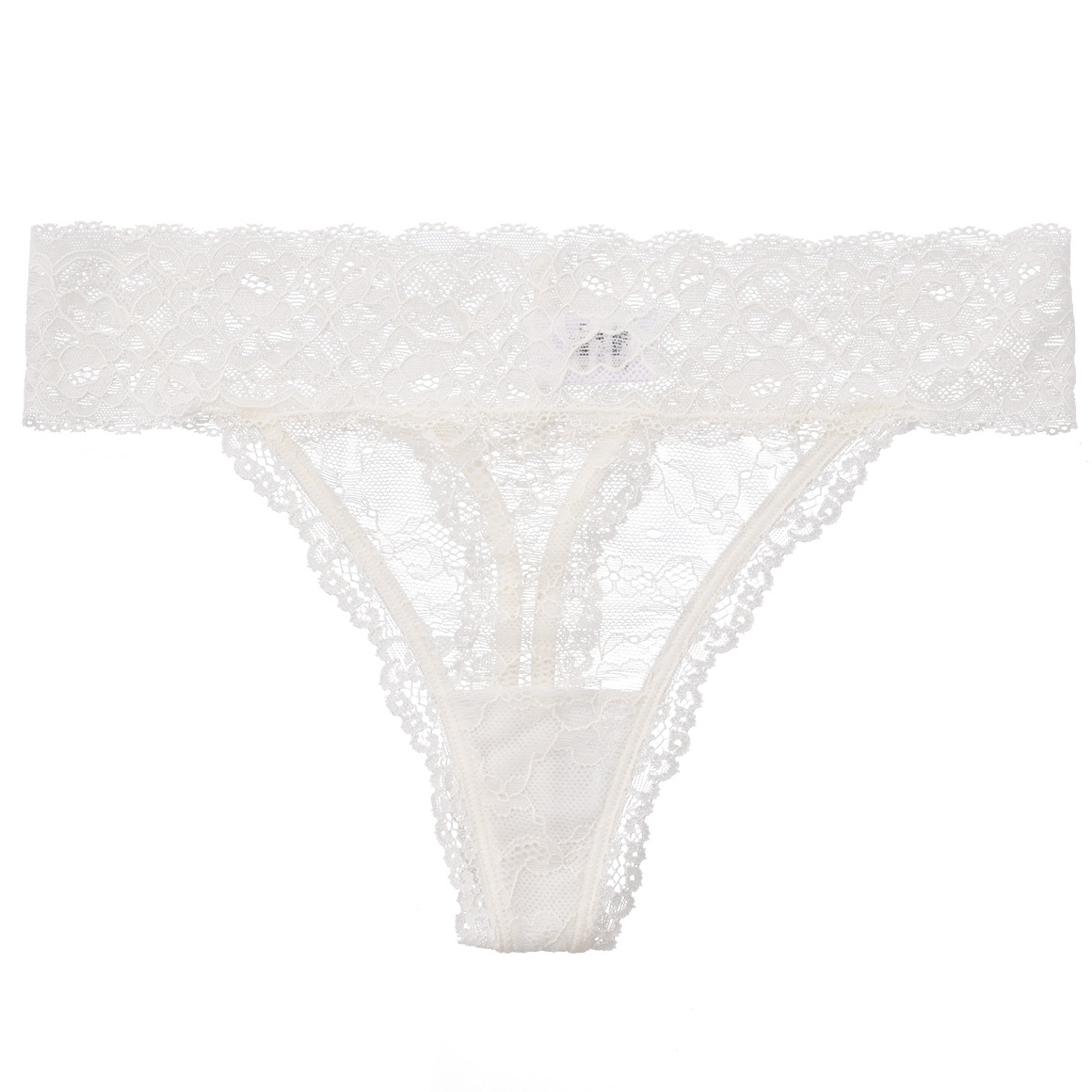 3 Damen Strings mit Spitze