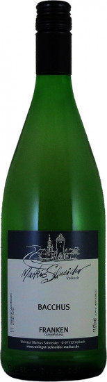 2022 Bacchus feinfruchtig halbtrocken 1,0 L - Markus Schneider