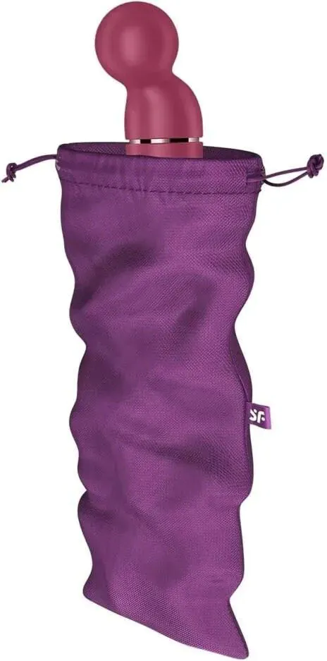 Satisfyer Treasure Bag XL violet opbevaringstaske til erotiske gadgets
