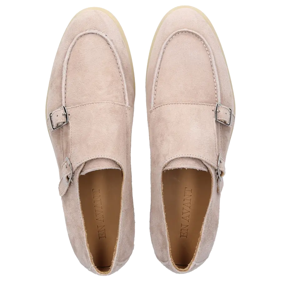 EN AVANT - Loafer 538 Veloursleder - beige