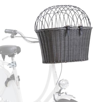 Trixie Front Fahrradkorb aus Polyrattan
