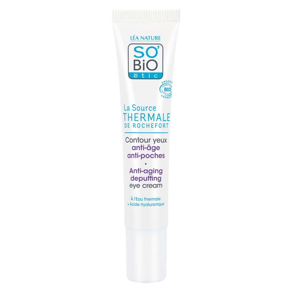 LÉA NATURE SO BiO étic Contour yeux anti-âge anti-poches, haute tolérance - Eau thermale de Rochefort Soin Yeux