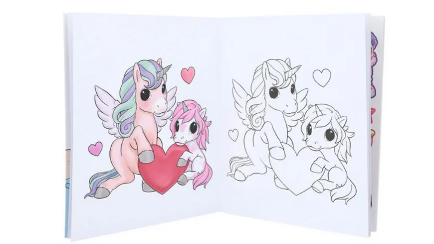 Ylvi Create your Unicorn Malbuch