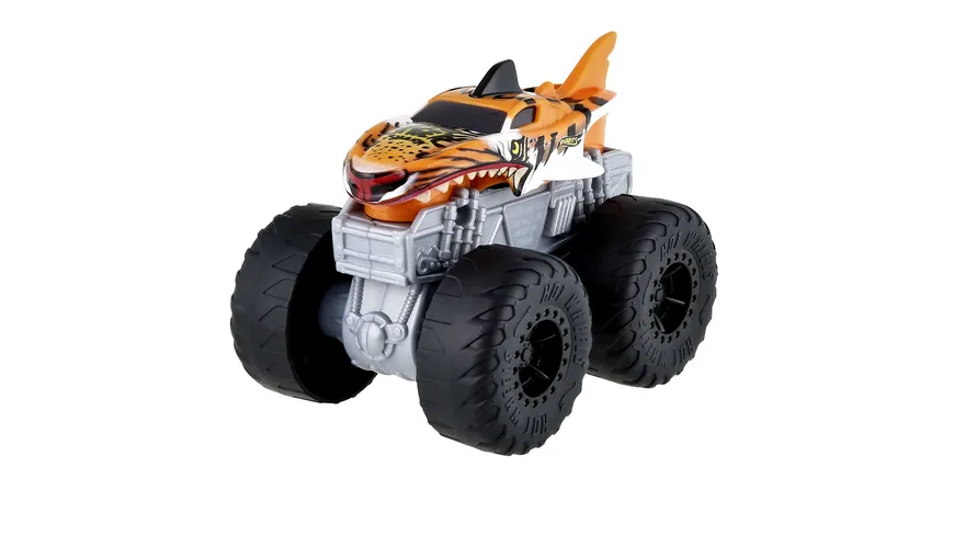 Hot Wheels Monster Trucks Roarin’ Wreckers Trucks mit Licht- und Geräuscheffekten, 1 Stück, sortiert