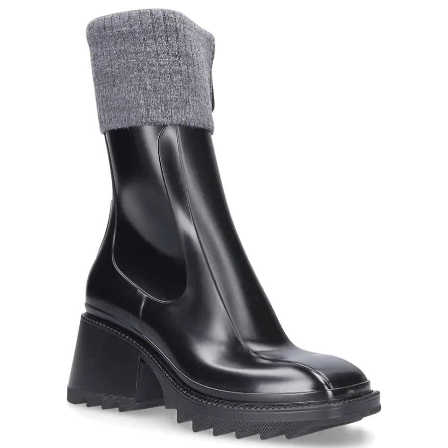 Chloé - Gummistiefel BETTY PVC - schwarz