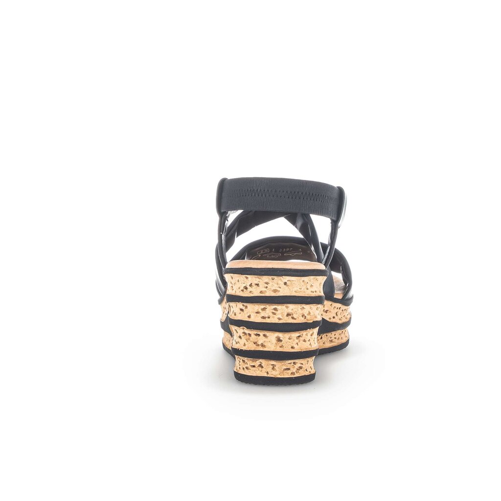 Gabor fashion Keilsandalette schwarz