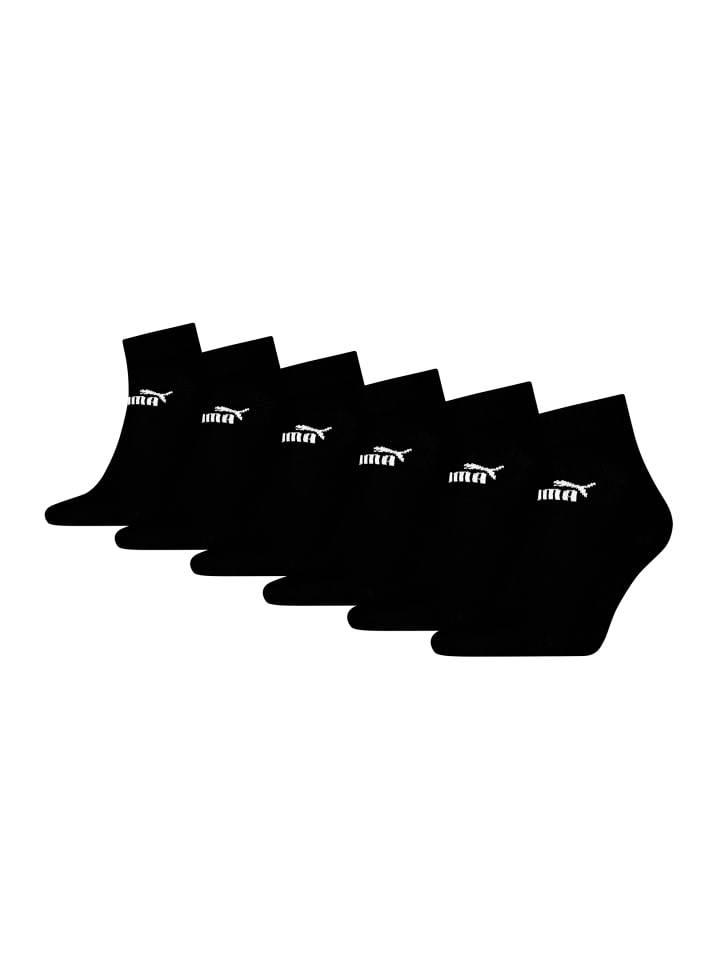 Puma Socken ELEMENTS QUARTER 6P in Black günstig kaufen