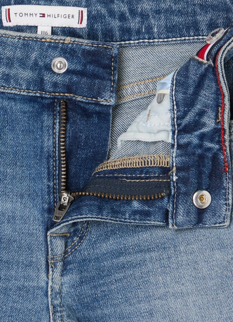Blugi evazați Tommy Hilfiger cu talie elastică