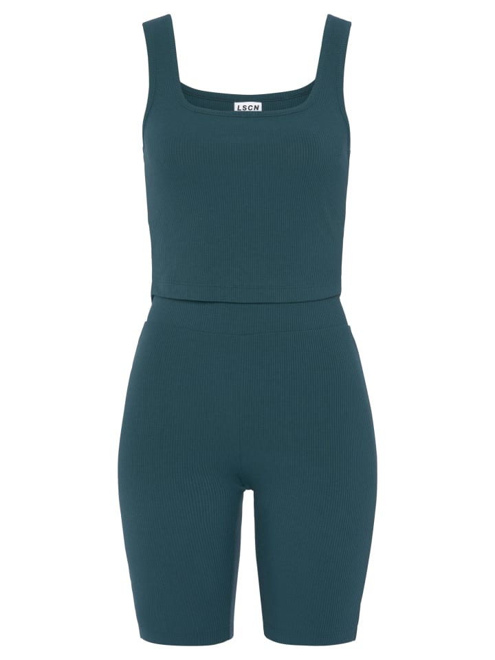 LASCANA Shorty in blau günstig kaufen