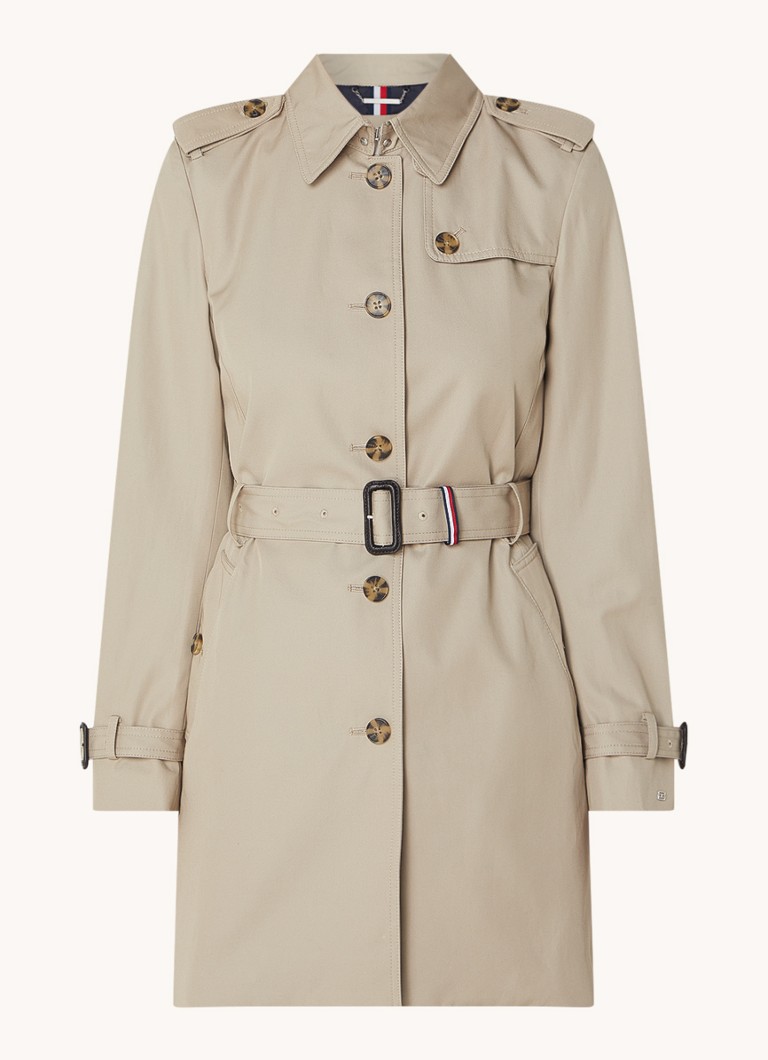 Tommy Hilfiger Heritage trench kaput s remenom i bočnim džepovima