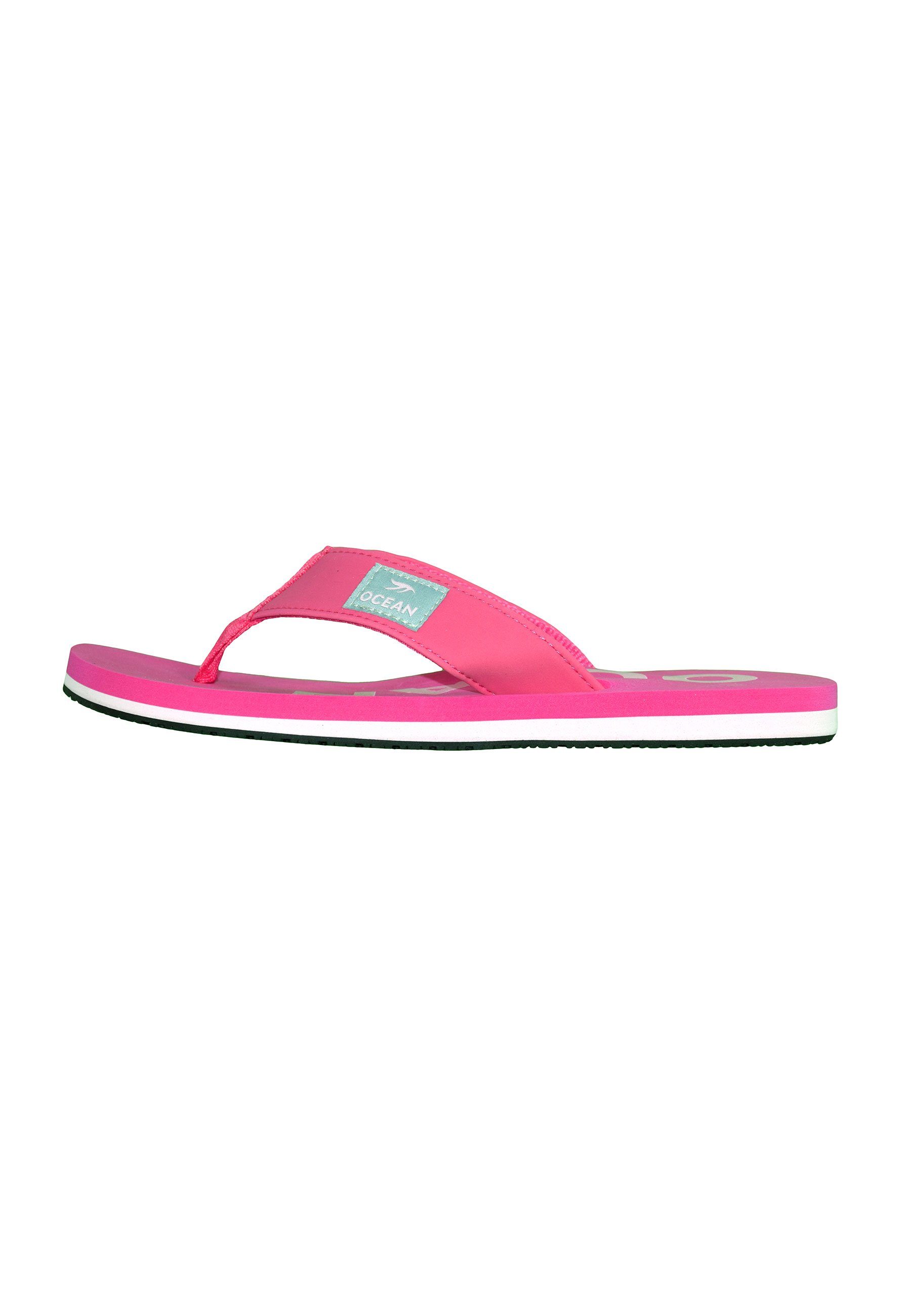 MADSea Ocean Badepantolette farbenfroher Zehenstrenner - weich & bequem