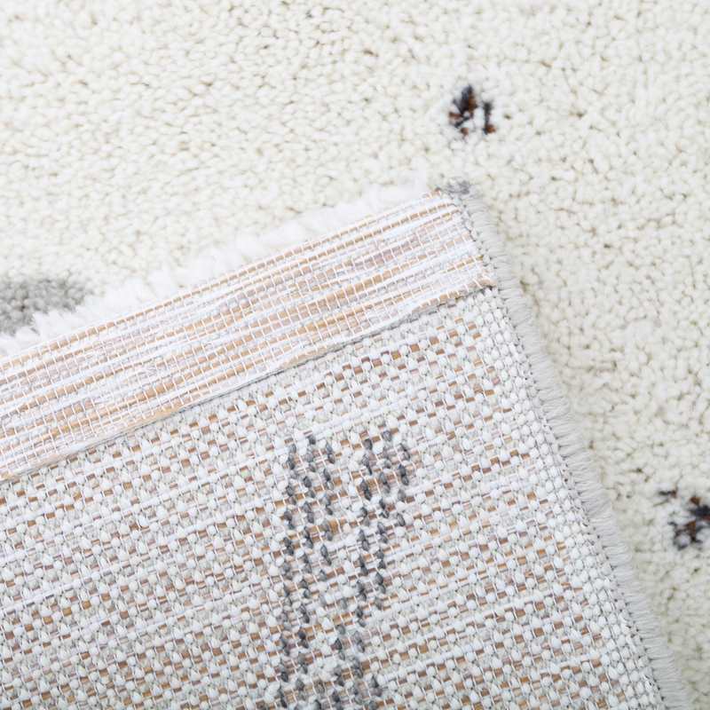 Tapis aspect laine matière recyclé 120x170cm YUHNA
