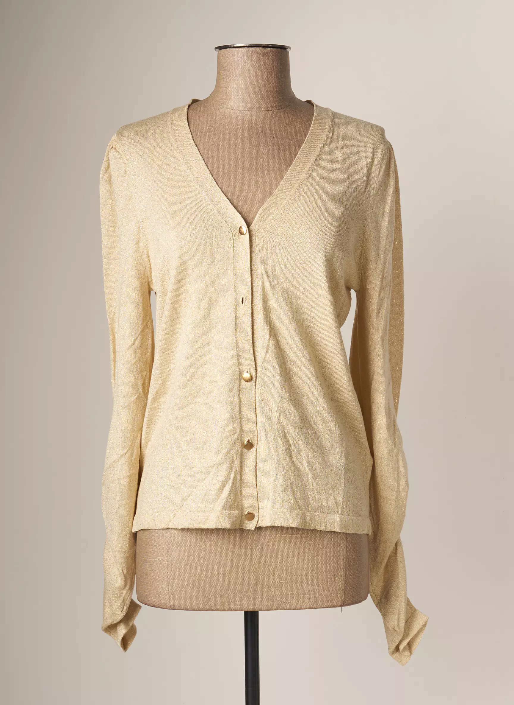 Ichi Cardigans Femme couleur beige