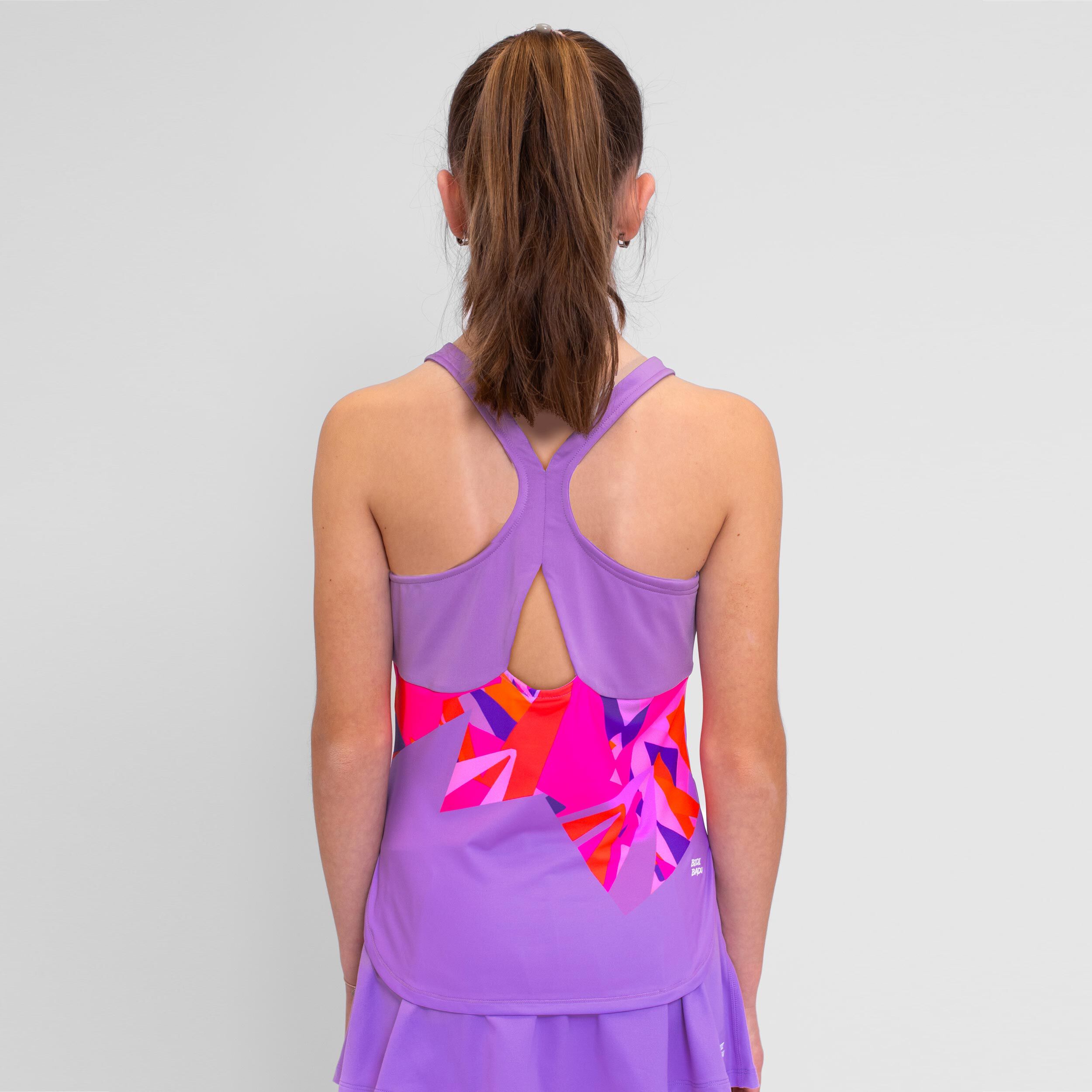Spike Tank-Top Mädchen - Lila, Pink