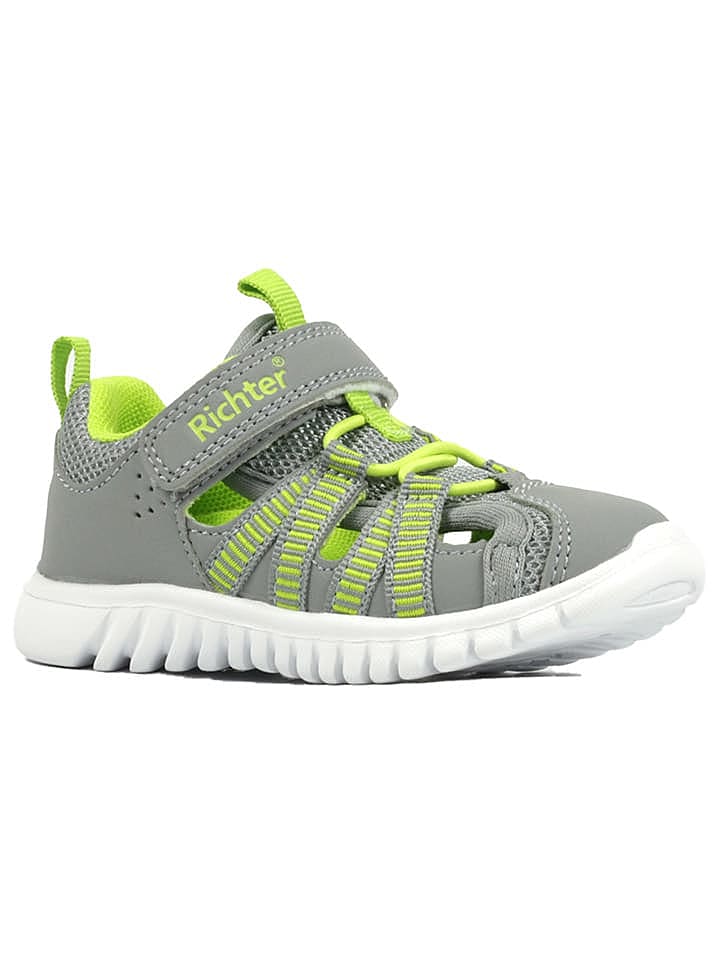 Richter Shoes Halbsandalen in Grau/ Grün günstig kaufen 33