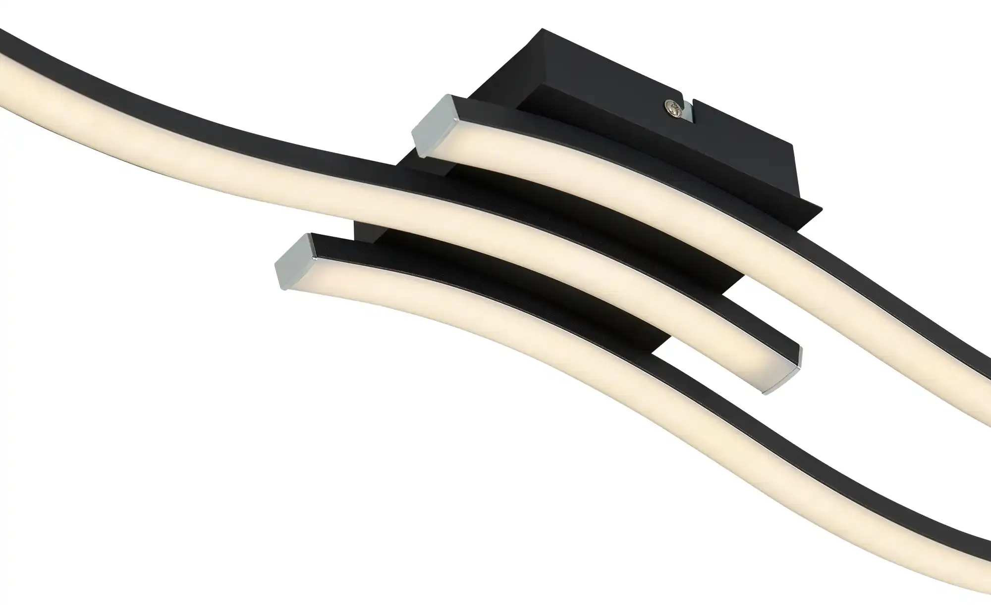 Trio LED-Deckenleuchte, 3-flammig, schwarz