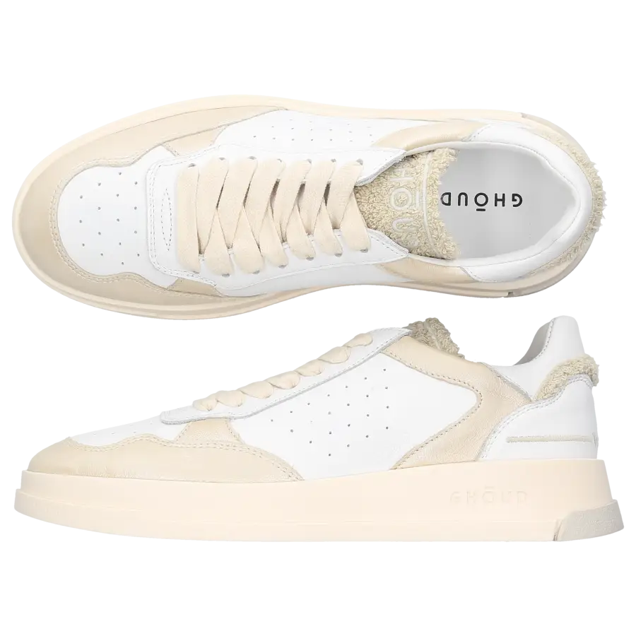GHOUD - Sneaker low TWEENER Kalbsleder - weiß