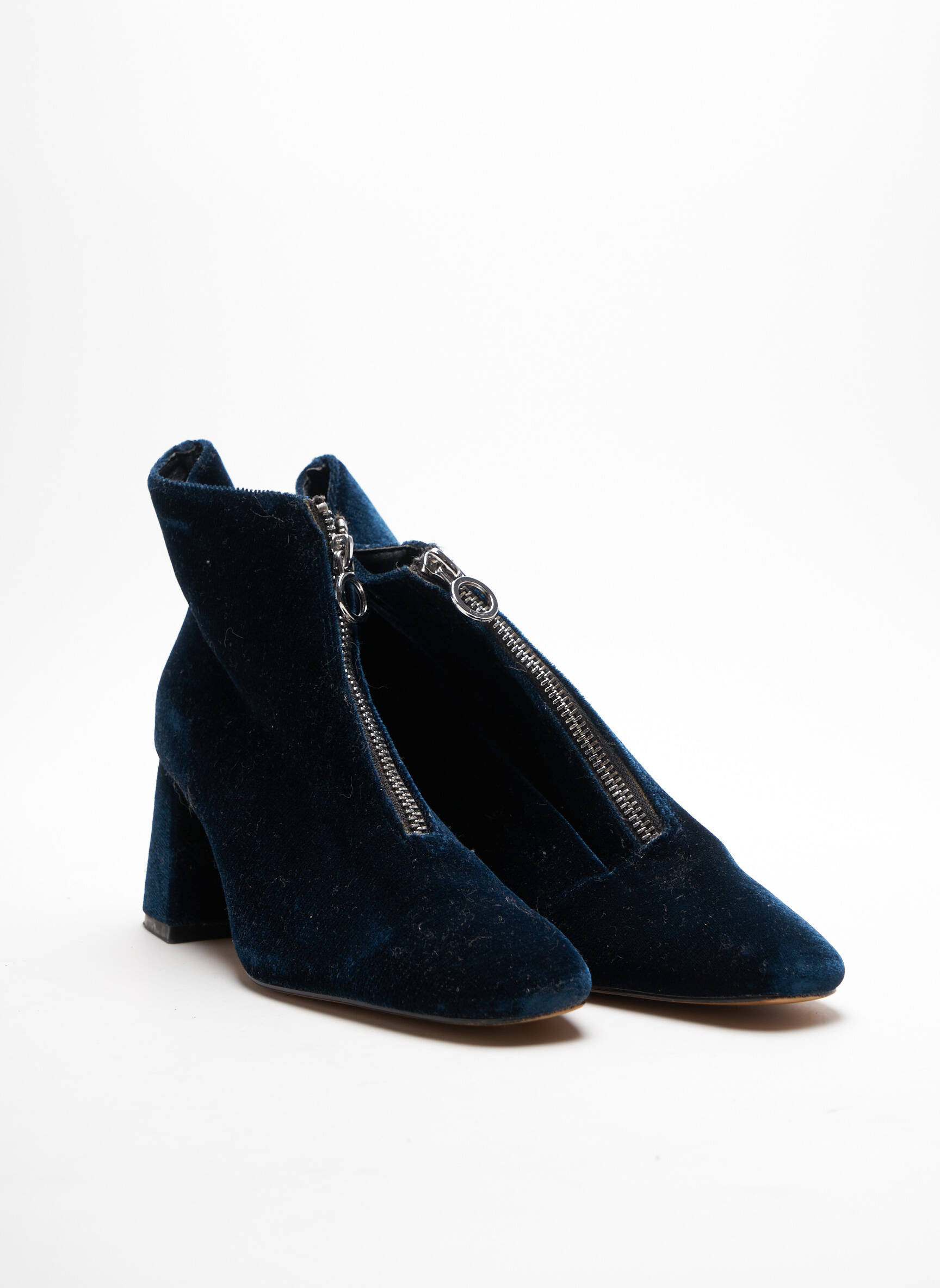 Zara Bottines Femme couleur bleu