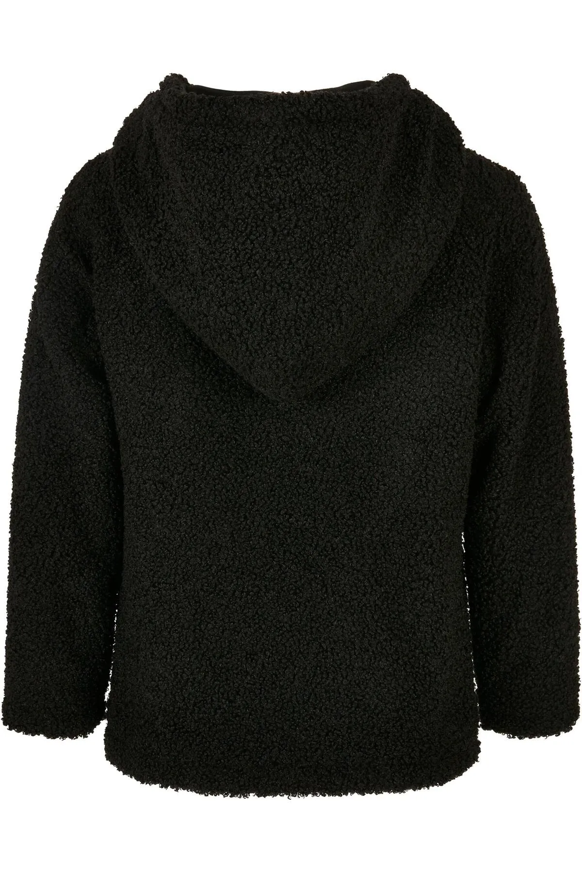 Urban Classics  Herren-/Jungen-Sherpa-Jacke mit Reißverschluss und Kapuze