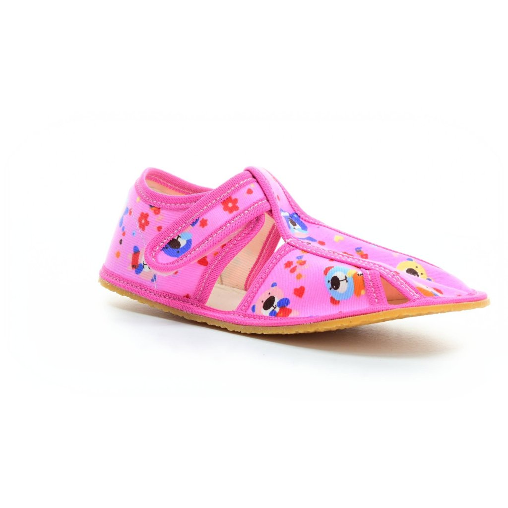 Baby Bare Pink Teddy Hausschuhe