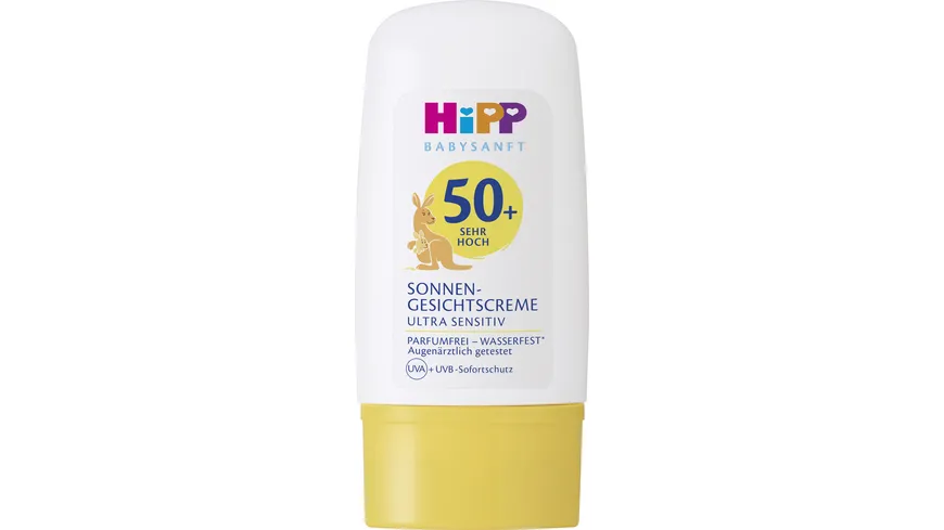 HiPP Babysanft Sonne Sonnen Gesichtscreme LSF50+ 30 ml
