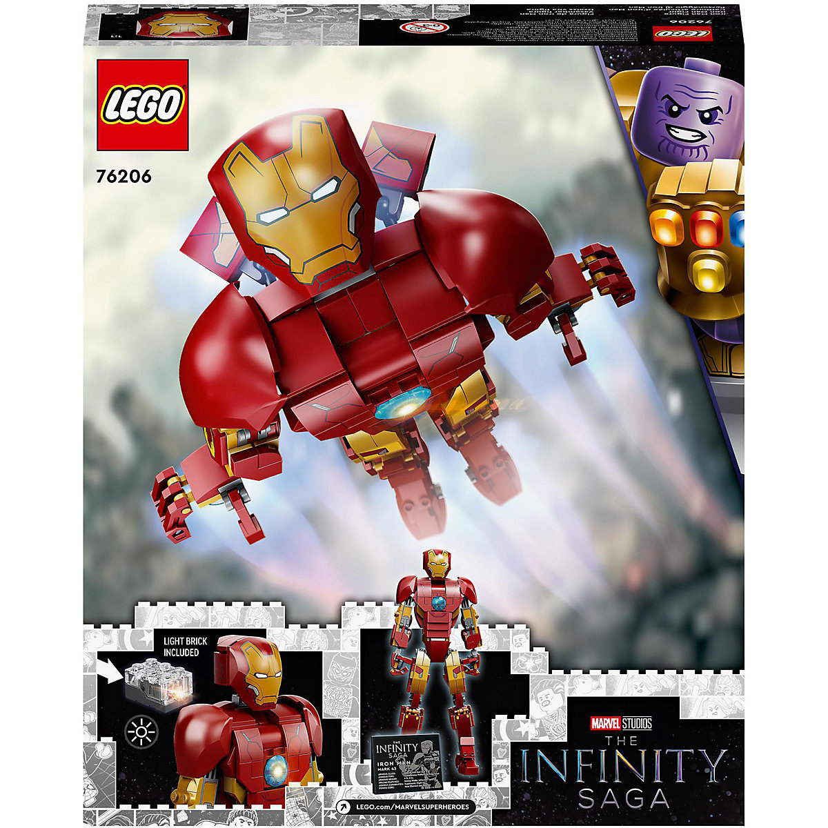 LEGO® Marvel Super Heroes™ 76206 Iron Man Figur