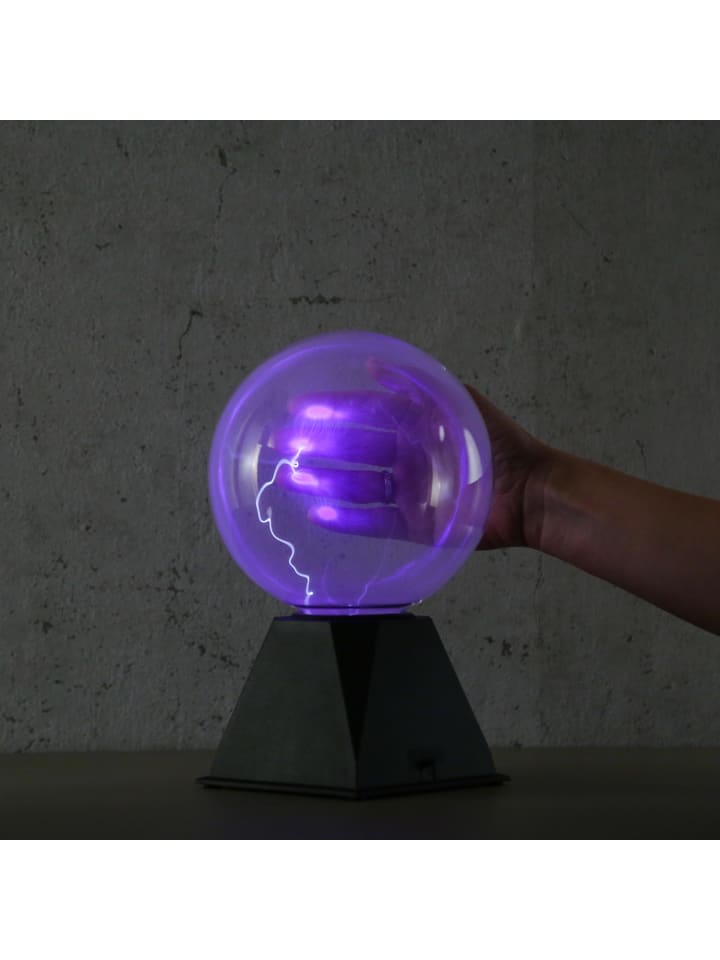 SATISFIRE Plasmakugel Plasmaball Retro Lichteffekt mit Blitzshow H: 25cm in lila günstig kaufen onesize