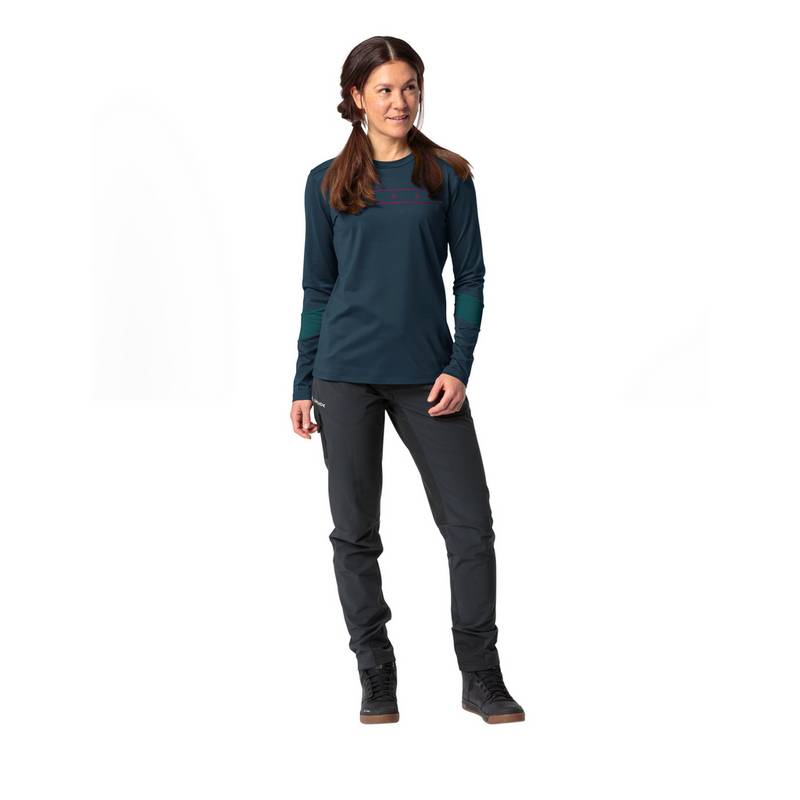 VAUDE Women's Qimsa LS Logo Shirt Sweatshirt Damen