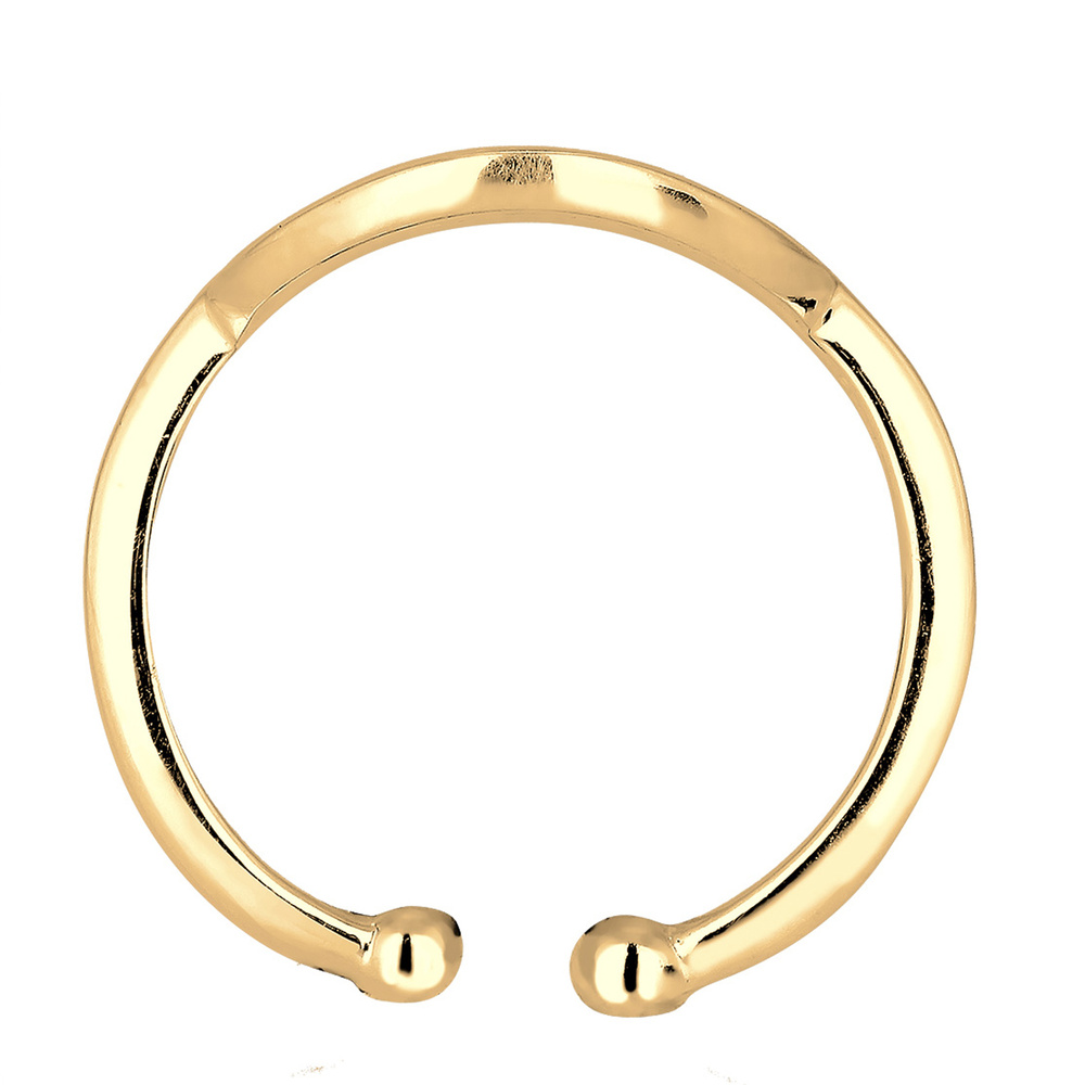 Elli Elli Bague Ornament Rond Boho Bague Femme - (925/1000) Argent Bague
