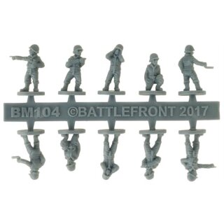 Parachute 75mm Artillery Battery  (x4 Plastic)