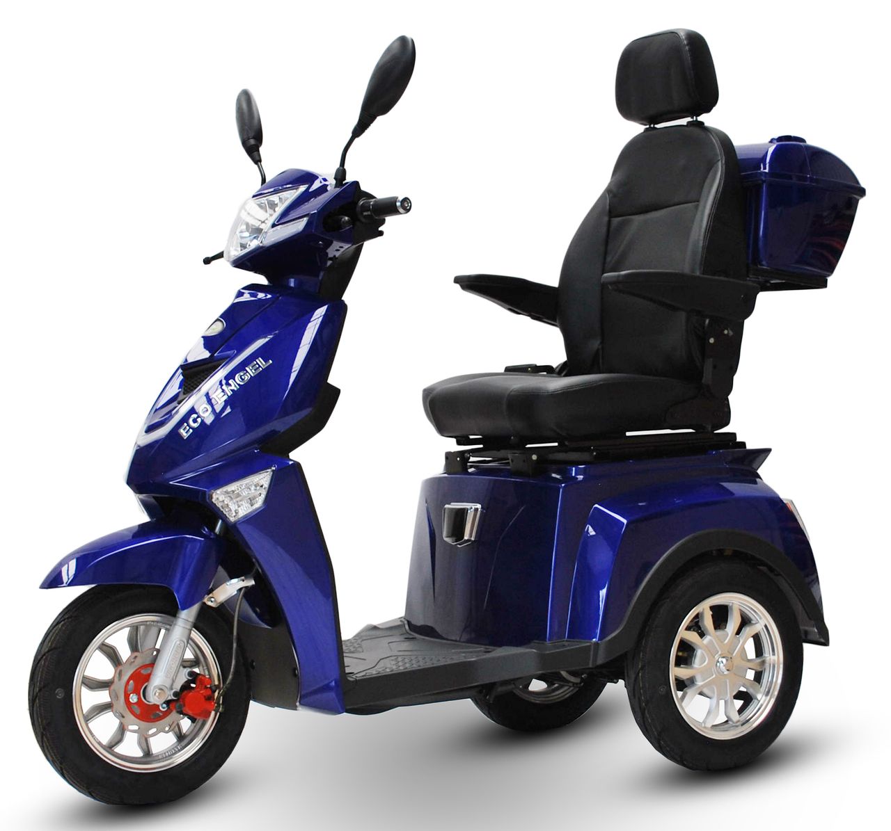 ECO ENGEL 504 Blau, 25 km/ h mit 1000 Watt Motor 20Ah, Seniorenmobil Elektro Roller