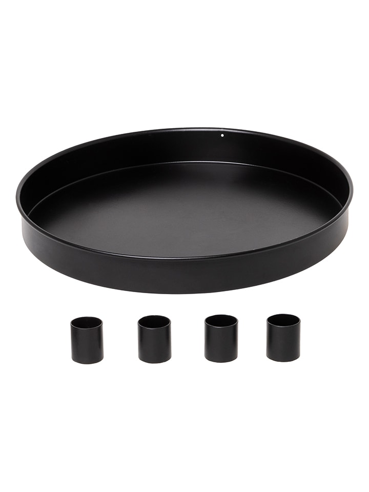 Nordheim Magnetischer Kerzenhalter in Schwarz - Ø 25 cm günstig kaufen onesize