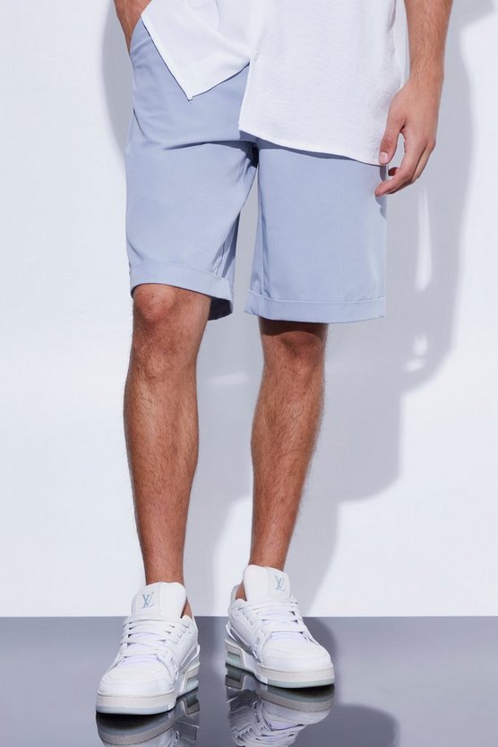 Lockere Anzug-Shorts