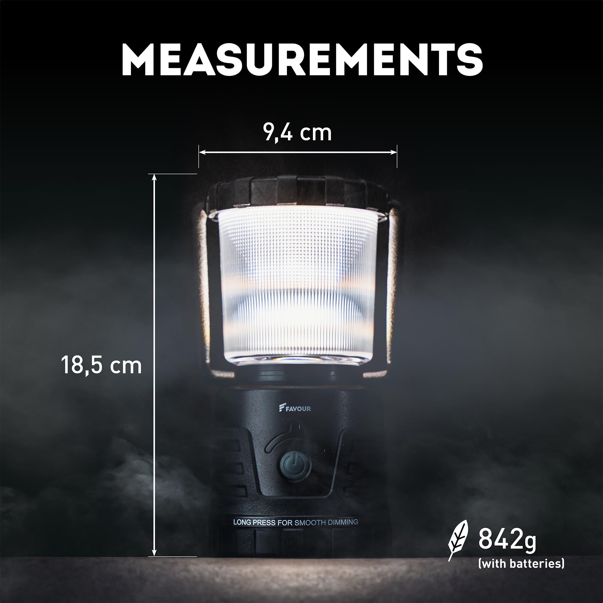 Favour L0434 LED-Laterne