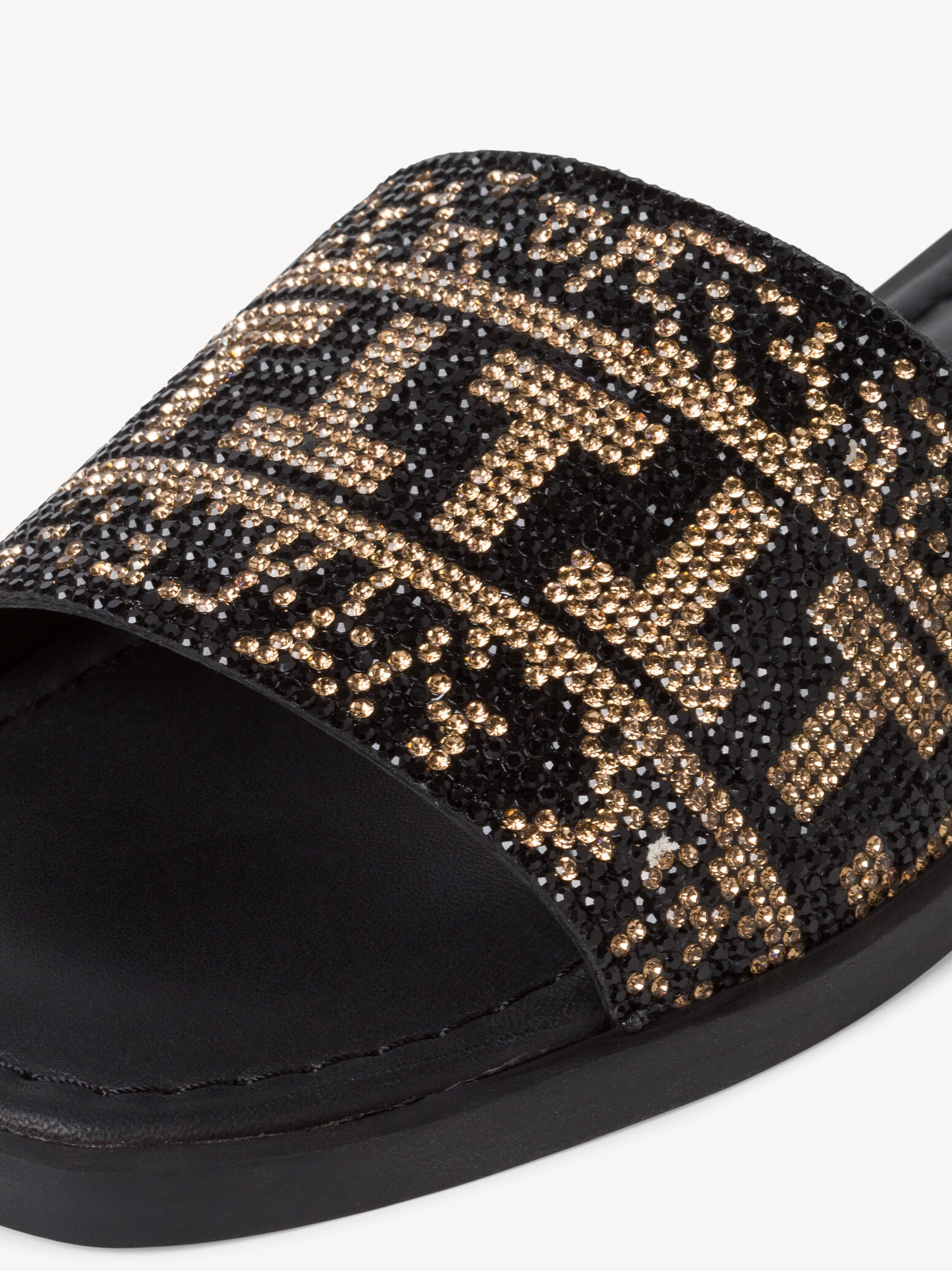 Mule en cuir - noir