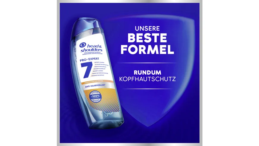head & shoulders Pro-Expert 7in1 Anti-Schuppen Shampoo 250 ml