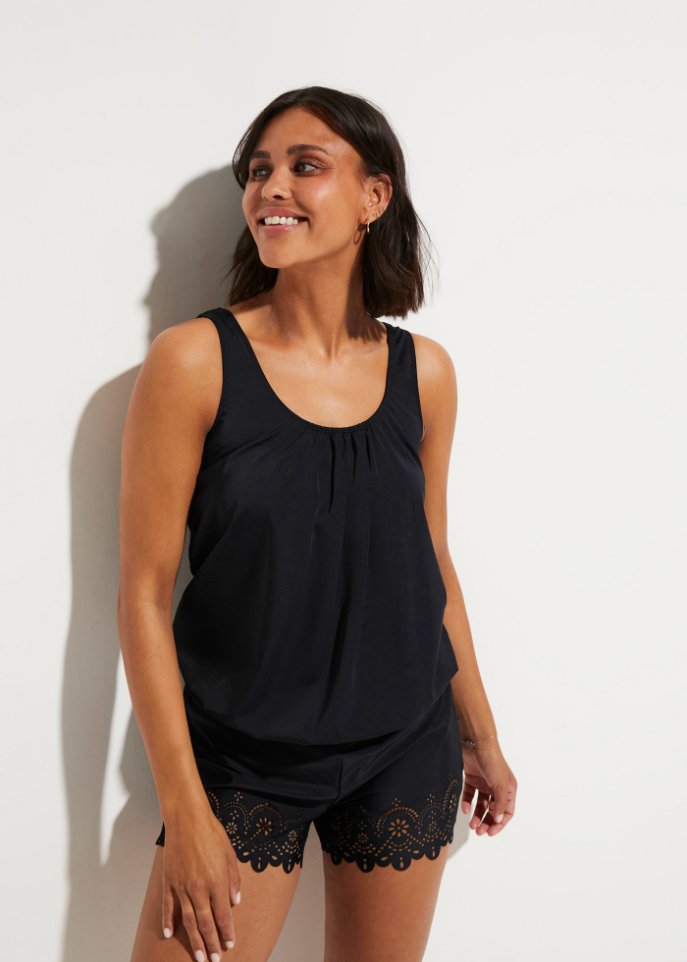 Tankini Oberteil aus recyceltem Polyamid