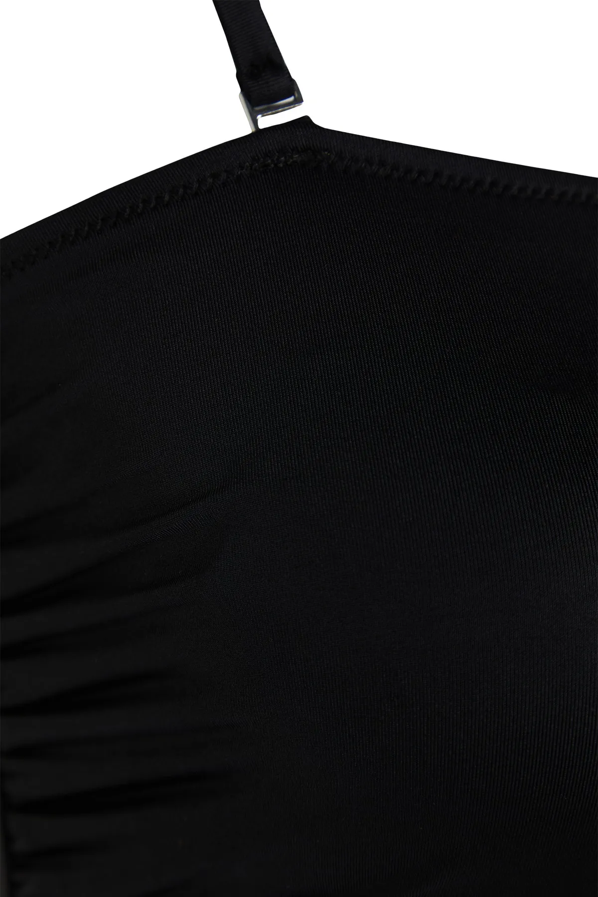 Trendyol Curve  Schwarzes trägerloses Bikinioberteil
