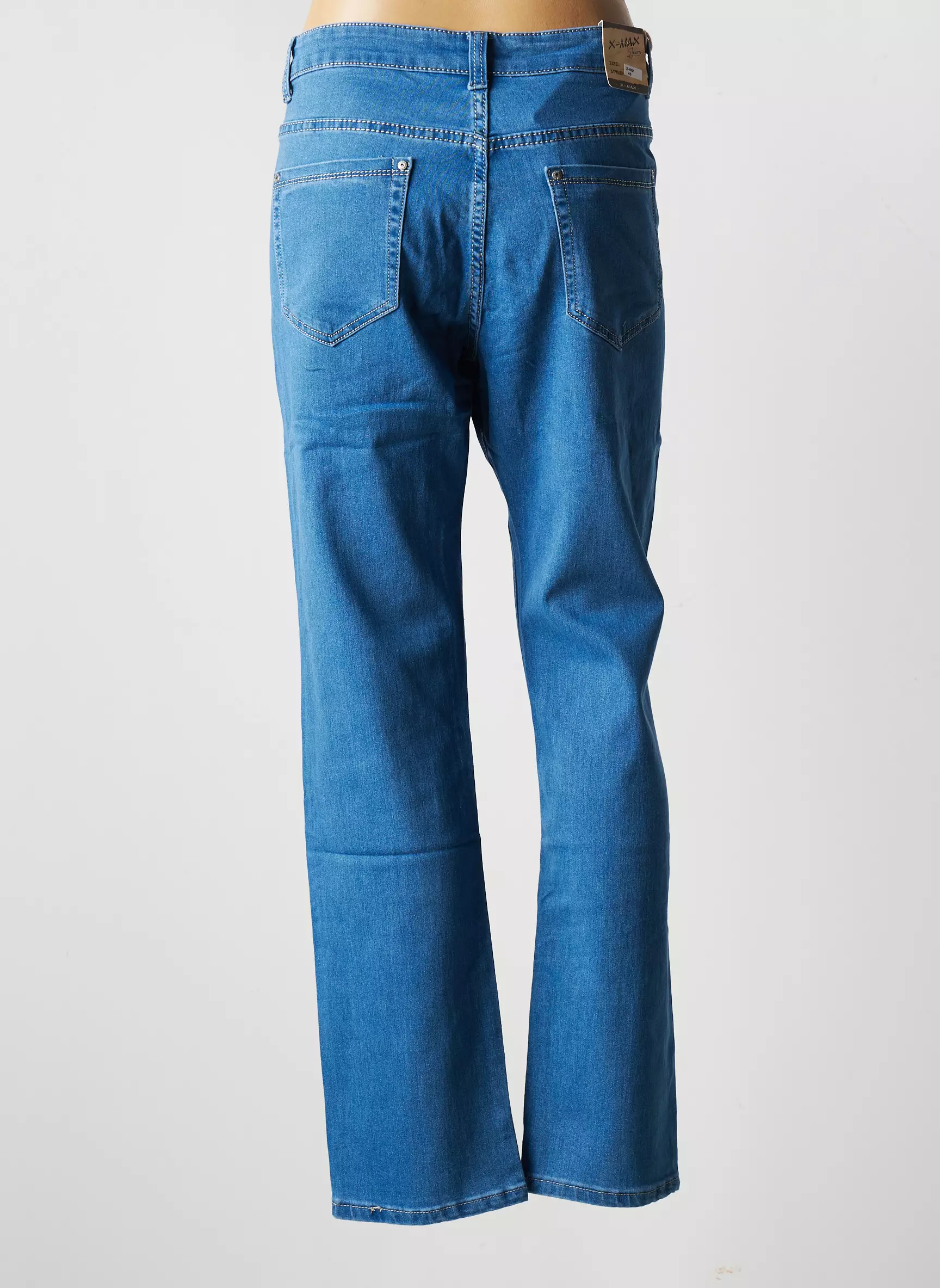 X Max Jeans Coupe Slim Femme couleur bleu