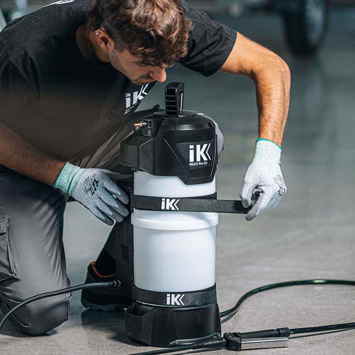 IK e Multi Pro 12 - 8 Liter incl. Kompressor & Akku