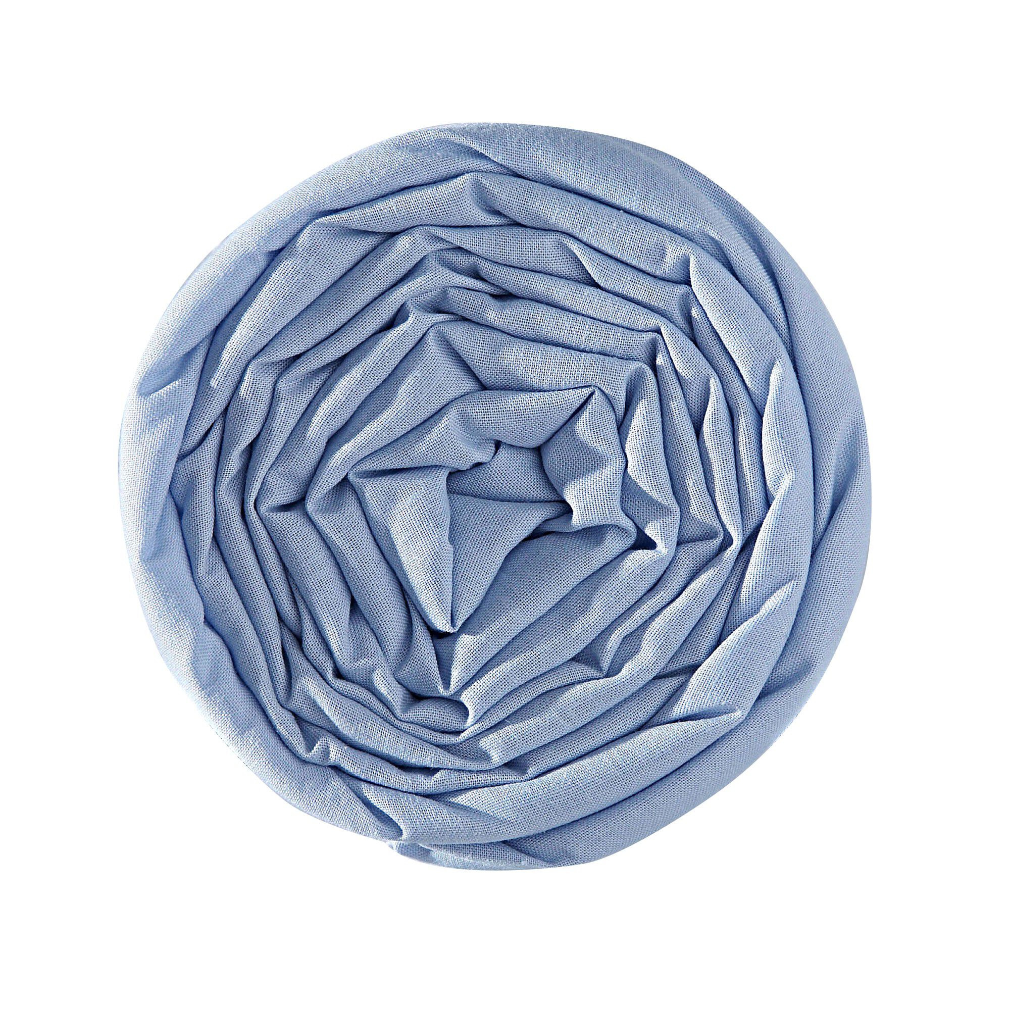 Drap-housse irrétrécissable uni coton
