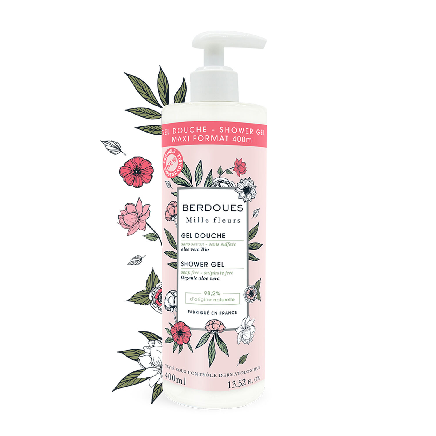 Berdoues Mille Fleurs Hydratation Gel Douche 400 ml