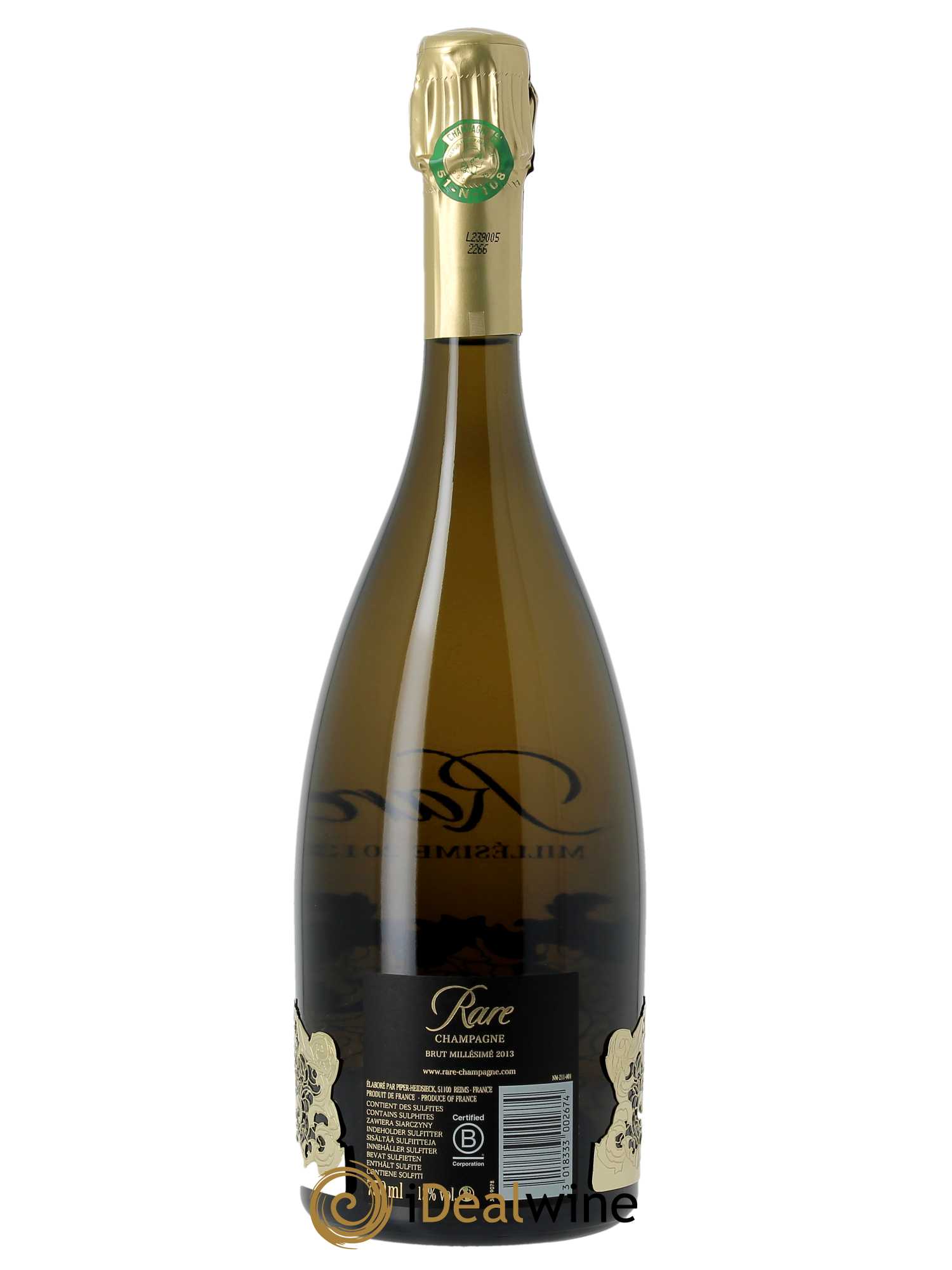 Rare Rare Champagne  2013 - Lot de 1 Bouteille