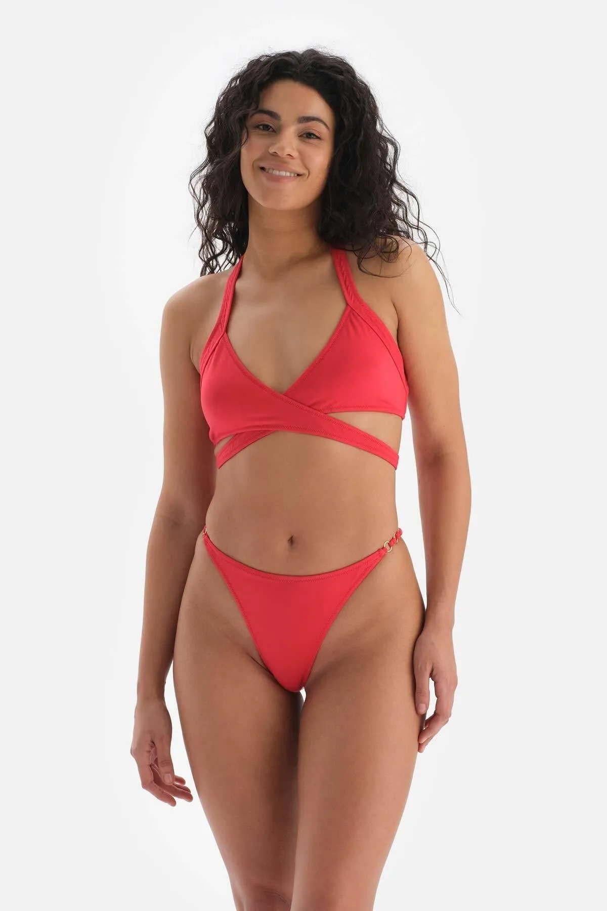 Dagi  Rote String-Bikinihose
