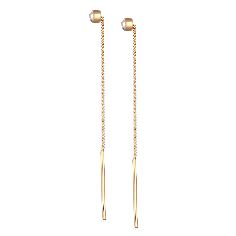 Elli Elli Boucles d'Oreilles Femmes Pendentif d'oreilles Basique avec cristal en argen Boucles d'oreilles