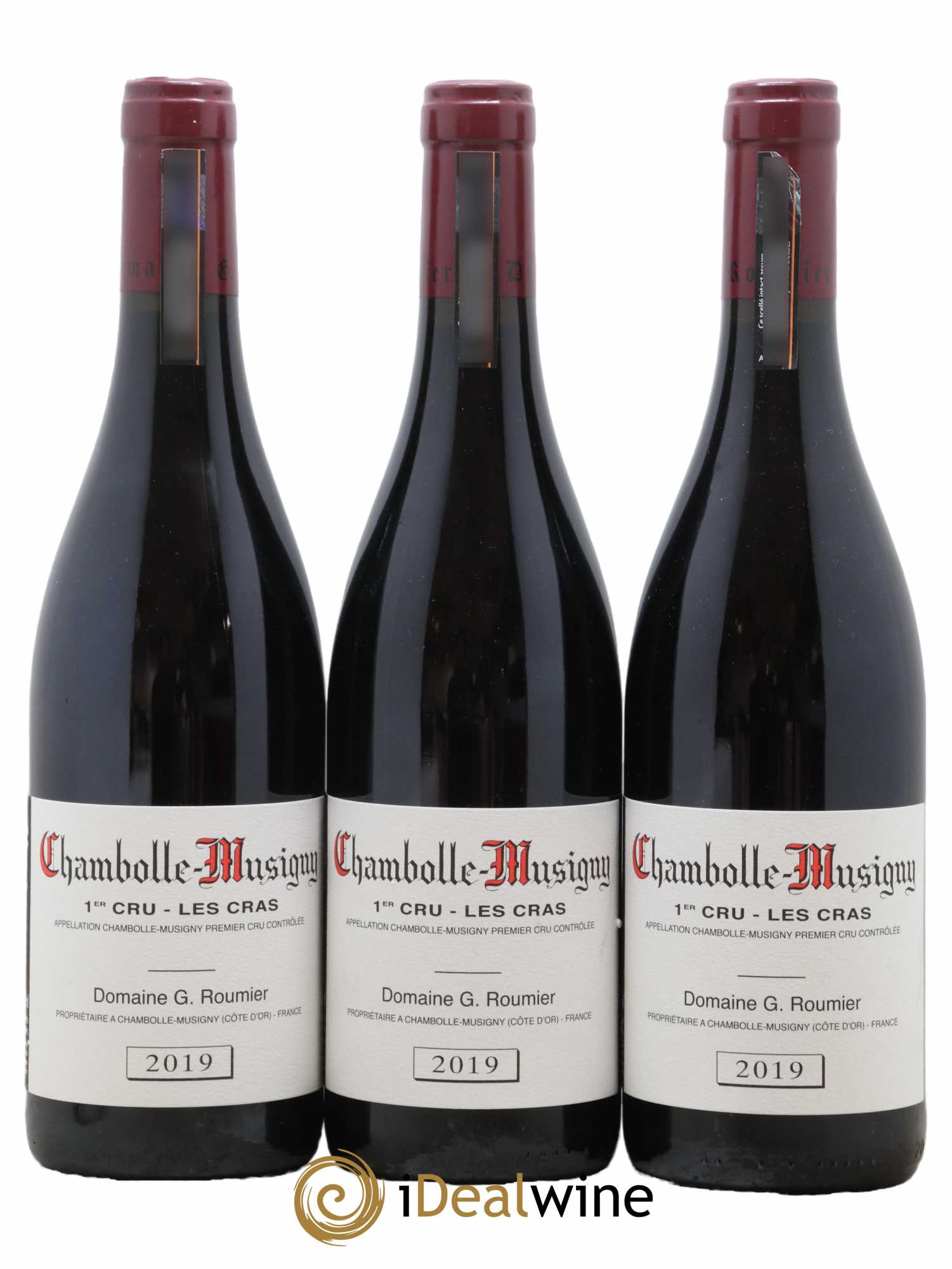 Chambolle-Musigny 1er Cru Les Cras Georges Roumier (Domaine)  2019 - Lot de 3 Bouteilles